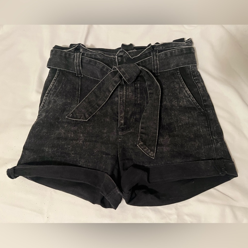 High waist jean shorts from express